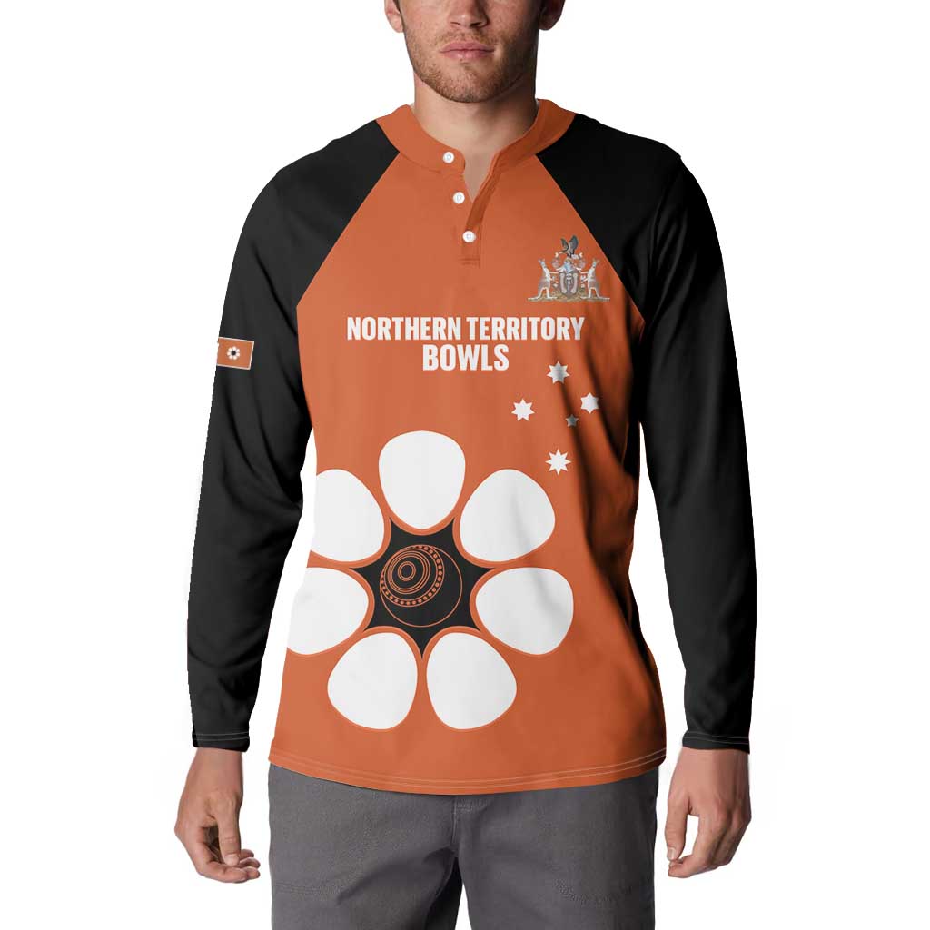 Custom Northern Territory Bowls Australia Button Sweatshirt Go Champions Sporty Style - Aussie Hoodie