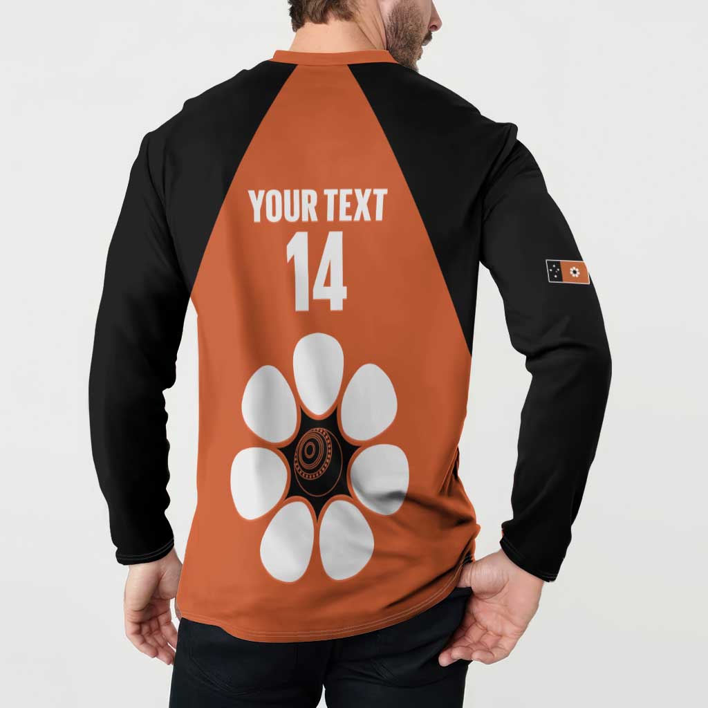 Custom Northern Territory Bowls Australia Button Sweatshirt Go Champions Sporty Style - Aussie Hoodie