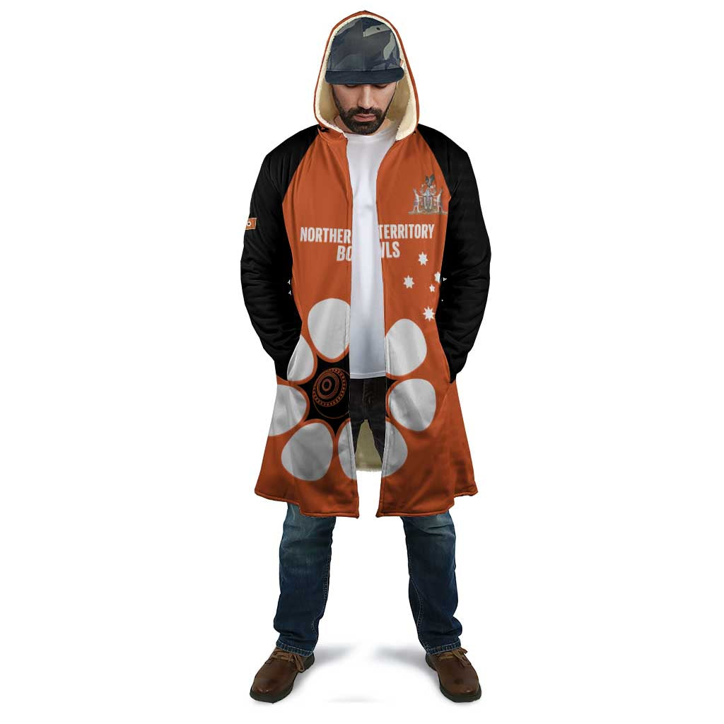 Custom Northern Territory Bowls Australia Cloak Go Champions Sporty Style - Aussie Hoodie