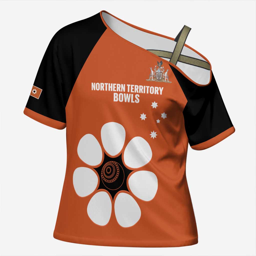 Custom Northern Territory Bowls Australia Cross Shoulder Shirt Go Champions Sporty Style - Aussie Hoodie