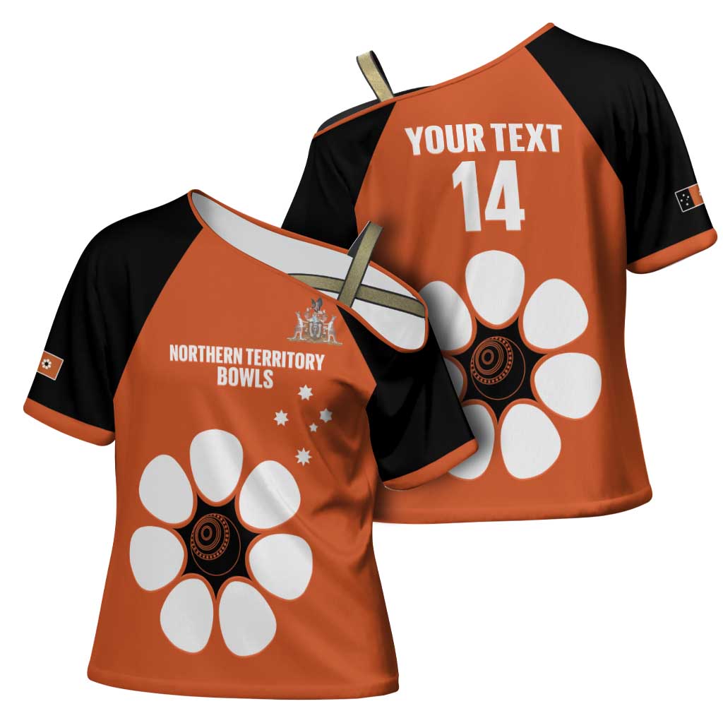 Custom Northern Territory Bowls Australia Cross Shoulder Shirt Go Champions Sporty Style - Aussie Hoodie