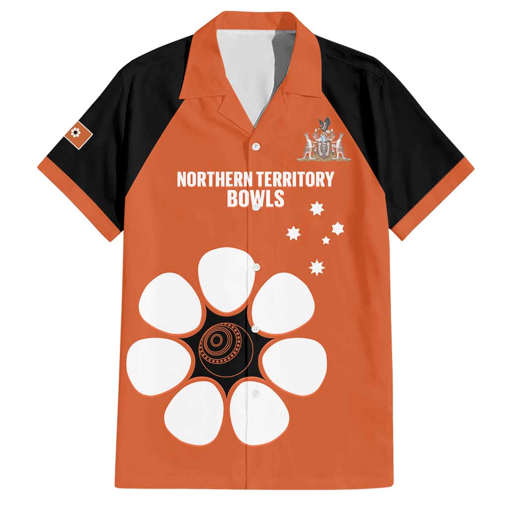 Custom Northern Territory Bowls Australia Hawaiian Shirt Go Champions Sporty Style - Aussie Hoodie