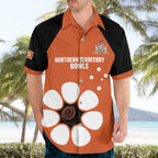 Custom Northern Territory Bowls Australia Hawaiian Shirt Go Champions Sporty Style - Aussie Hoodie