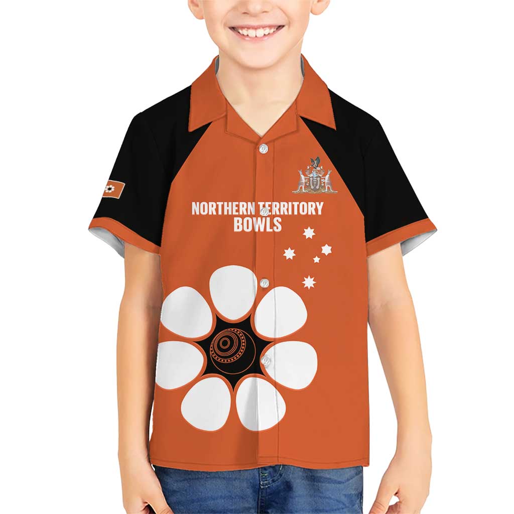 Custom Northern Territory Bowls Australia Kid Hawaiian Shirt Go Champions Sporty Style - Aussie Hoodie