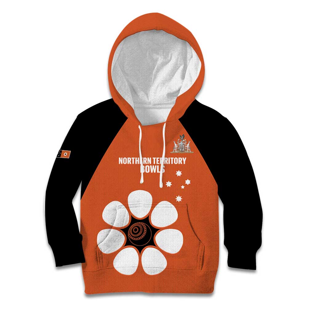 Custom Northern Territory Bowls Australia Kid Hoodie Go Champions Sporty Style - Aussie Hoodie