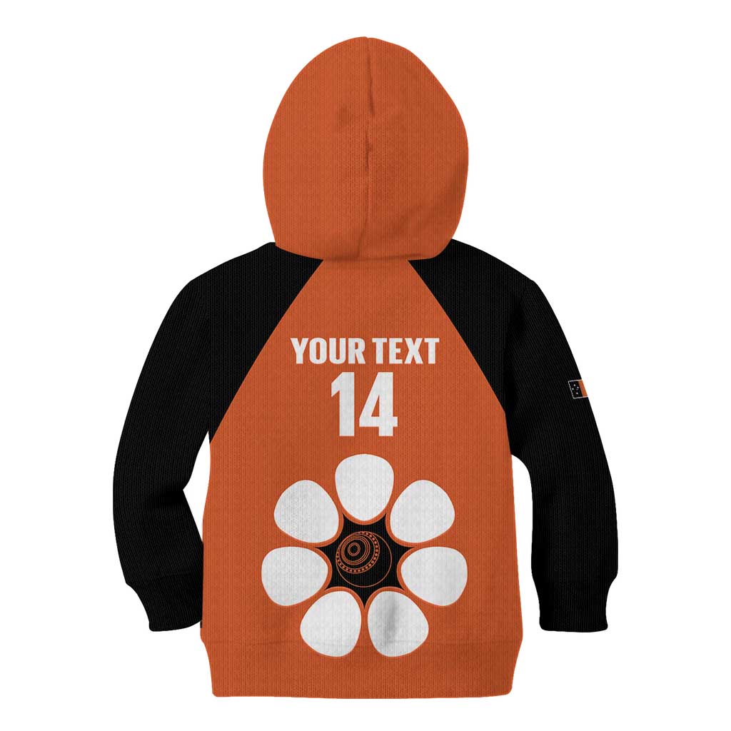 Custom Northern Territory Bowls Australia Kid Hoodie Go Champions Sporty Style - Aussie Hoodie