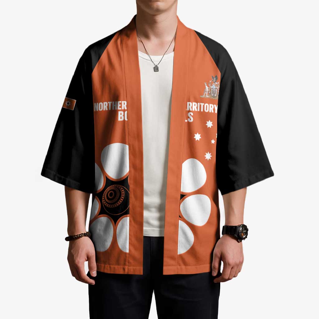 Custom Northern Territory Bowls Australia Kimono Go Champions Sporty Style - Aussie Hoodie
