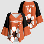 Custom Northern Territory Bowls Australia Kimono Sleeve Blouse Go Champions Sporty Style - Aussie Hoodie