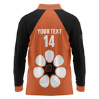 Custom Northern Territory Bowls Australia Long Sleeve Polo Shirt Go Champions Sporty Style - undefined