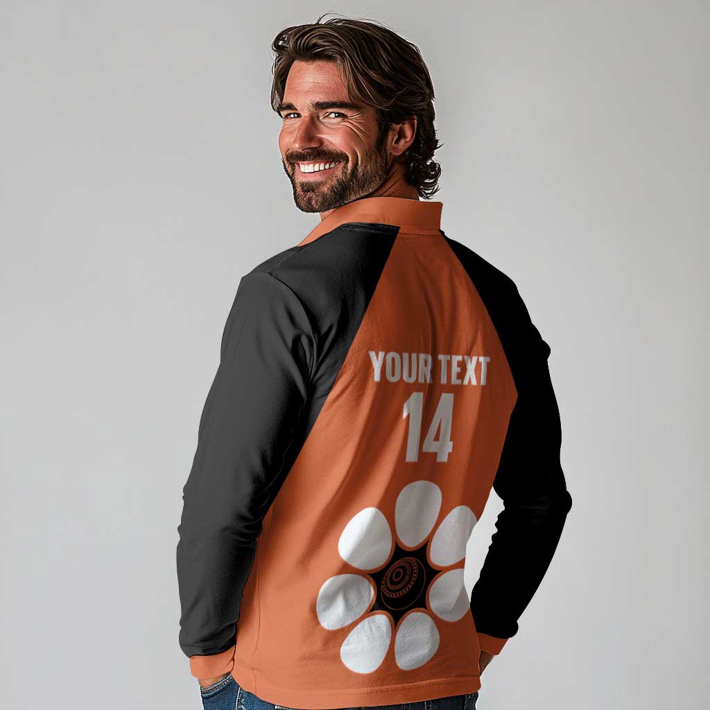 Custom Northern Territory Bowls Australia Long Sleeve Polo Shirt Go Champions Sporty Style - undefined