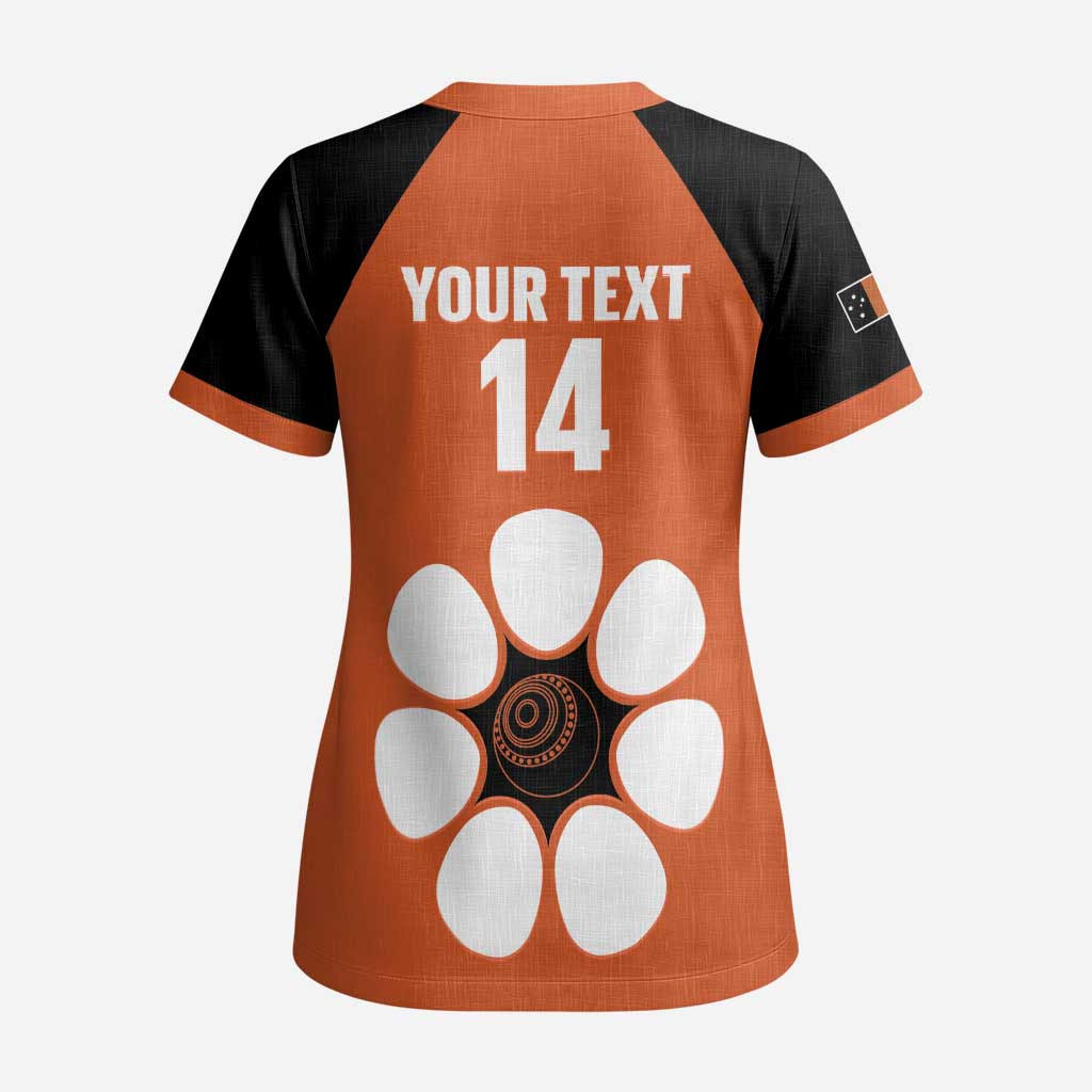 Custom Northern Territory Bowls Australia Scrub Top Go Champions Sporty Style - Aussie Hoodie