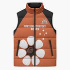 Custom Northern Territory Bowls Australia Sleeveless Puffer Jacket Go Champions Sporty Style - Aussie Hoodie