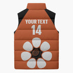 Custom Northern Territory Bowls Australia Sleeveless Puffer Jacket Go Champions Sporty Style - Aussie Hoodie
