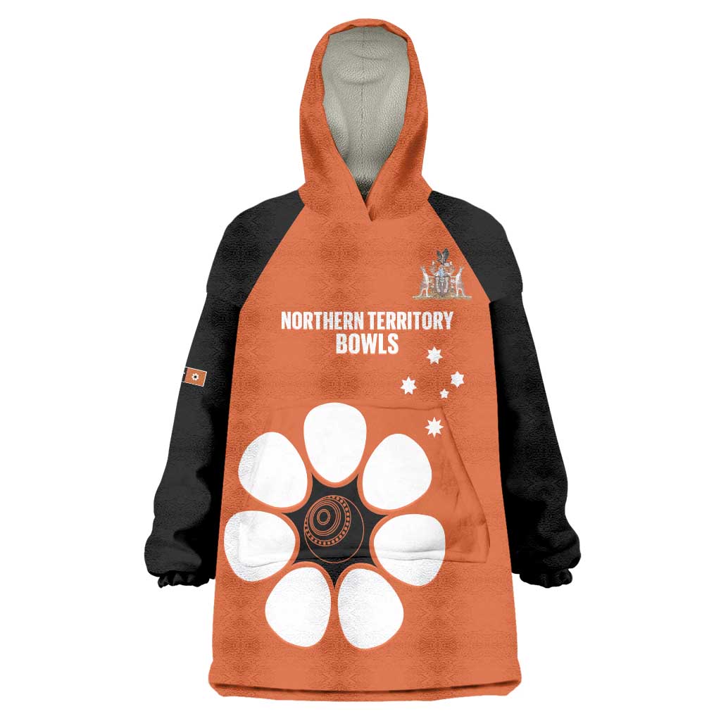 Custom Northern Territory Bowls Australia Wearable Blanket Hoodie Go Champions Sporty Style - Aussie Hoodie