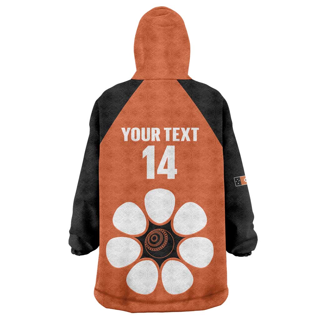 Custom Northern Territory Bowls Australia Wearable Blanket Hoodie Go Champions Sporty Style - Aussie Hoodie