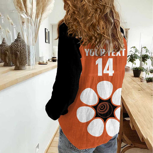 Custom Northern Territory Bowls Australia Women Casual Shirt Go Champions Sporty Style - Aussie Hoodie
