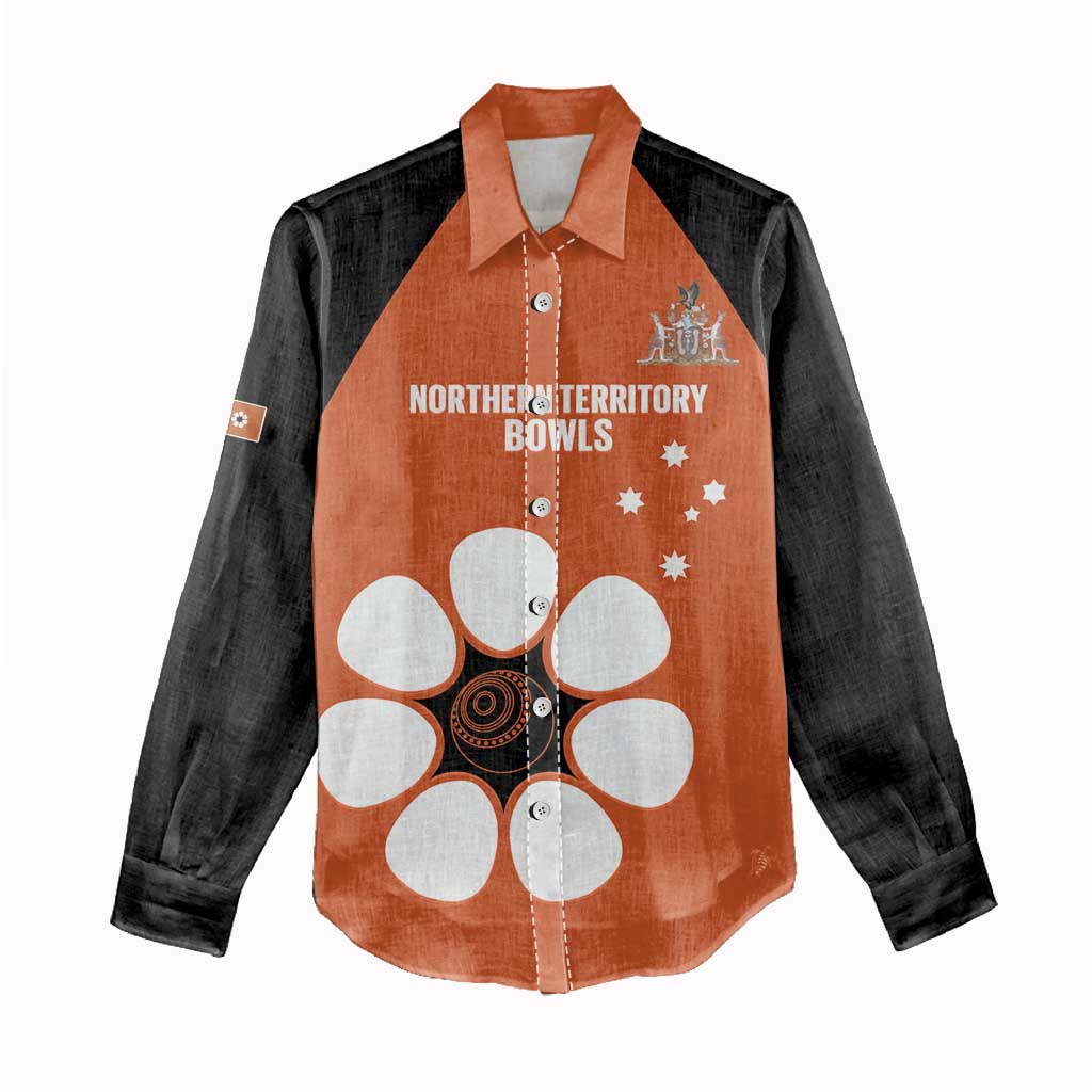 Custom Northern Territory Bowls Australia Women Casual Shirt Go Champions Sporty Style - Aussie Hoodie