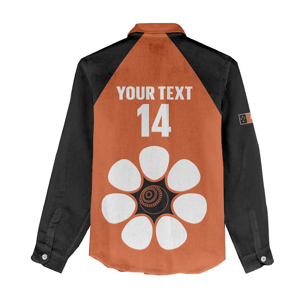 Custom Northern Territory Bowls Australia Women Casual Shirt Go Champions Sporty Style - Aussie Hoodie