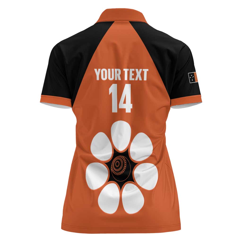 Custom Northern Territory Bowls Australia Women Polo Shirt Go Champions Sporty Style - Aussie Hoodie