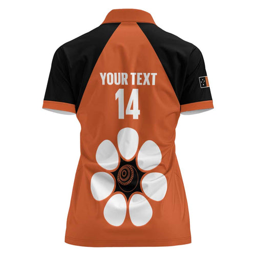 Custom Northern Territory Bowls Australia Women Polo Shirt Go Champions Sporty Style - Aussie Hoodie