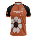 Custom Northern Territory Bowls Australia Zipper Polo Shirt Go Champions Sporty Style - Aussie Hoodie