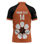 Custom Northern Territory Bowls Australia Zipper Polo Shirt Go Champions Sporty Style - Aussie Hoodie
