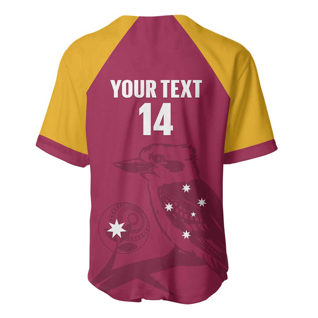 Custom Queensland Bowls Australia Baseball Jersey Go Champions QLD Kookaburra - Aussie Hoodie