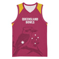 Custom Queensland Bowls Australia Basketball Jersey Go Champions QLD Kookaburra - Aussie Hoodie