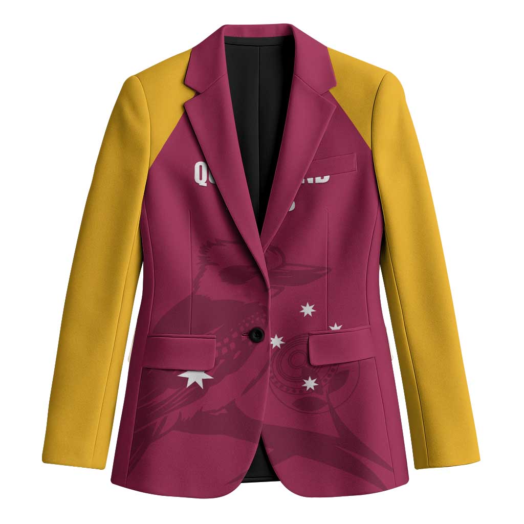 Custom Queensland Bowls Australia Blazer Go Champions QLD Kookaburra - Aussie Hoodie