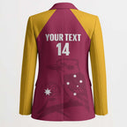 Custom Queensland Bowls Australia Blazer Go Champions QLD Kookaburra - Aussie Hoodie
