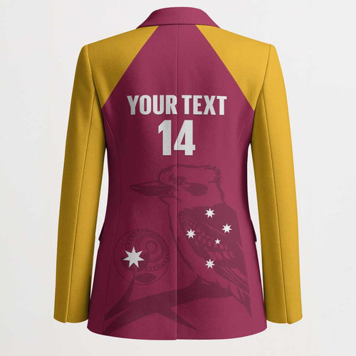 Custom Queensland Bowls Australia Blazer Go Champions QLD Kookaburra - Aussie Hoodie