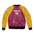 Custom Queensland Bowls Australia Bomber Jacket Go Champions QLD Kookaburra - Aussie Hoodie