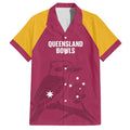 Custom Queensland Bowls Australia Hawaiian Shirt Go Champions QLD Kookaburra - Aussie Hoodie