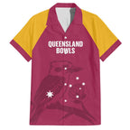 Custom Queensland Bowls Australia Hawaiian Shirt Go Champions QLD Kookaburra - Aussie Hoodie