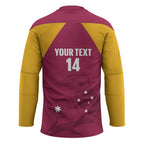 Custom Queensland Bowls Australia Hockey Jersey Go Champions QLD Kookaburra - Aussie Hoodie