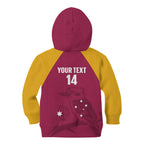 Custom Queensland Bowls Australia Kid Hoodie Go Champions QLD Kookaburra - undefined