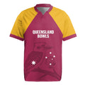 Custom Queensland Bowls Australia Rugby Jersey Go Champions QLD Kookaburra - Aussie Hoodie