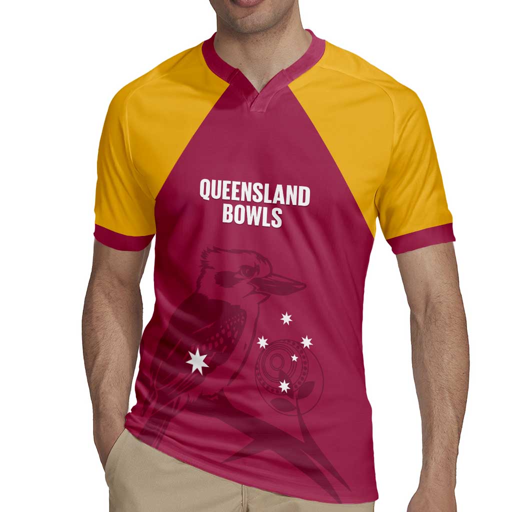 Custom Queensland Bowls Australia Rugby Jersey Go Champions QLD Kookaburra - Aussie Hoodie