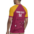 Custom Queensland Bowls Australia Rugby Jersey Go Champions QLD Kookaburra - Aussie Hoodie