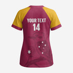 Custom Queensland Bowls Australia Scrub Top Go Champions QLD Kookaburra - Aussie Hoodie