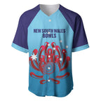 Custom New South Wales Bowls Australia Baseball Jersey Go Champions NSW Waratah - Aussie Hoodie
