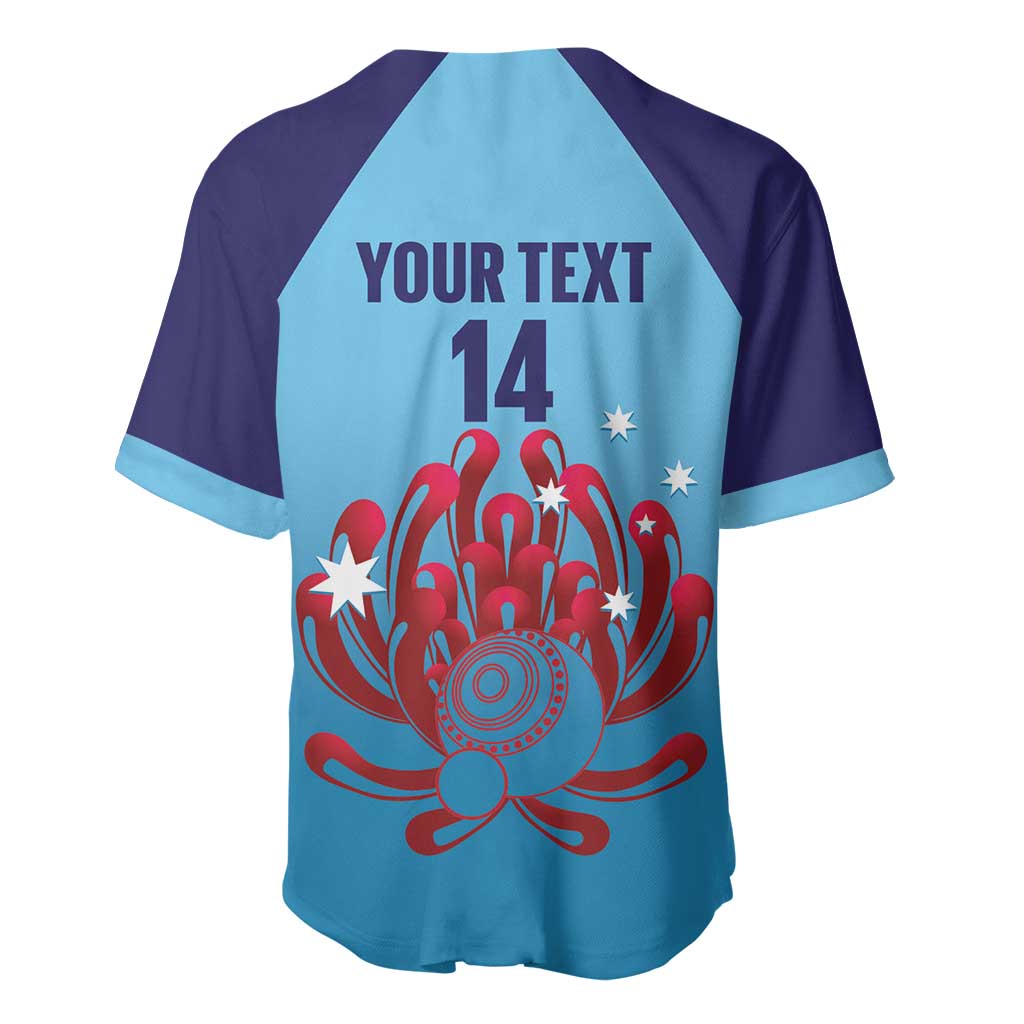 Custom New South Wales Bowls Australia Baseball Jersey Go Champions NSW Waratah - Aussie Hoodie