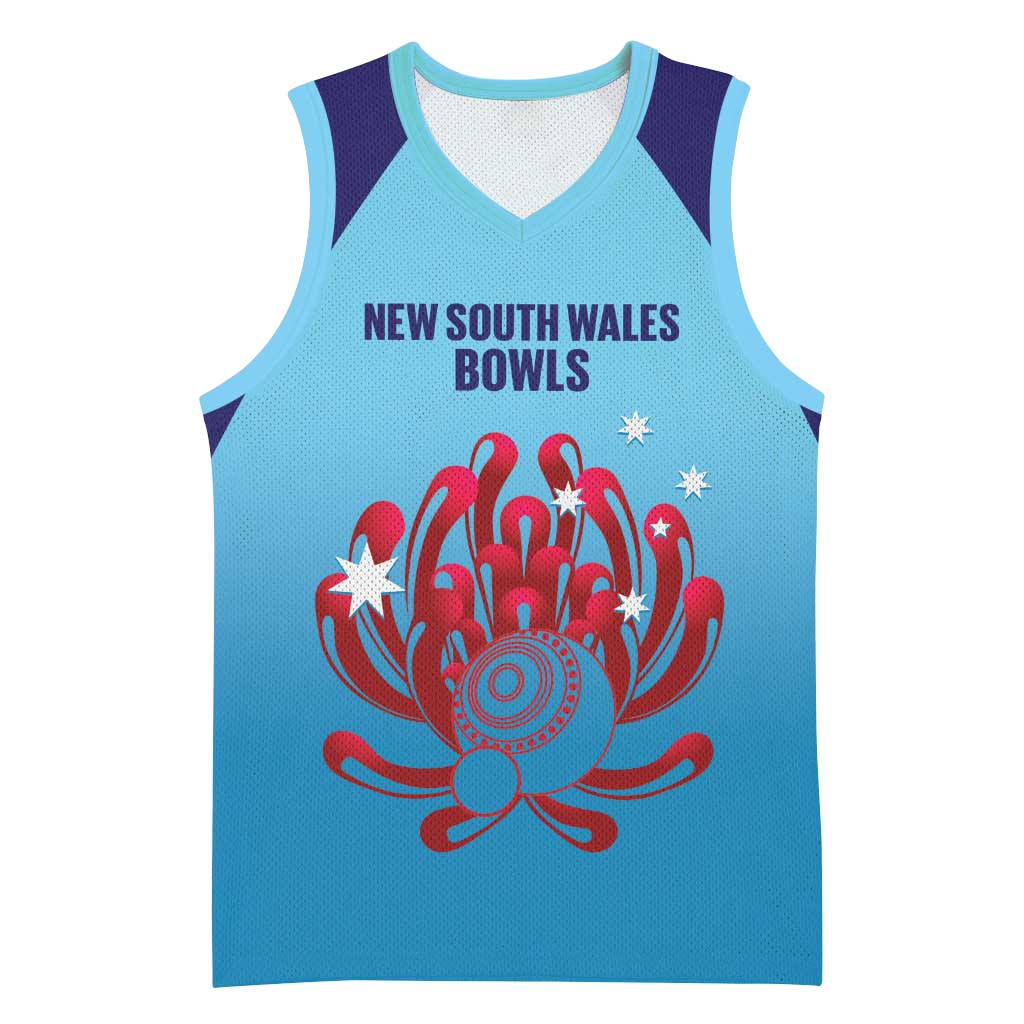 Custom New South Wales Bowls Australia Basketball Jersey Go Champions NSW Waratah - Aussie Hoodie