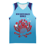 Custom New South Wales Bowls Australia Basketball Jersey Go Champions NSW Waratah - Aussie Hoodie