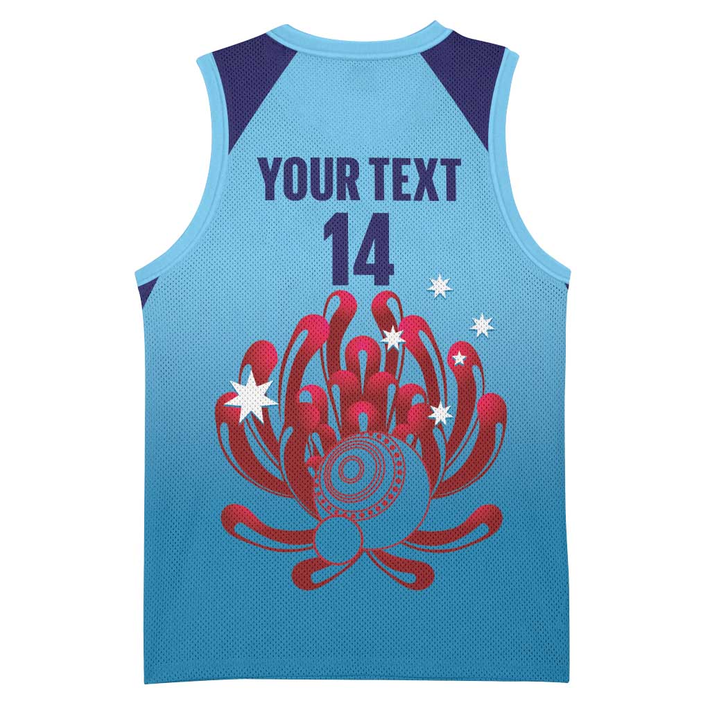 Custom New South Wales Bowls Australia Basketball Jersey Go Champions NSW Waratah - Aussie Hoodie