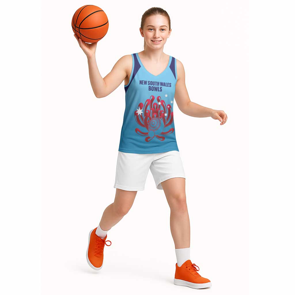 Custom New South Wales Bowls Australia Basketball Jersey Go Champions NSW Waratah - Aussie Hoodie