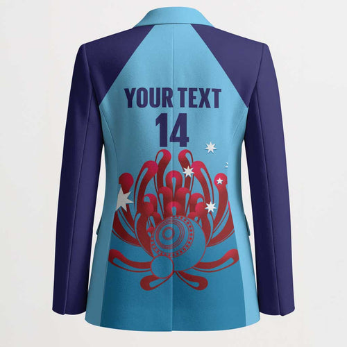 Custom New South Wales Bowls Australia Blazer Go Champions NSW Waratah - Aussie Hoodie