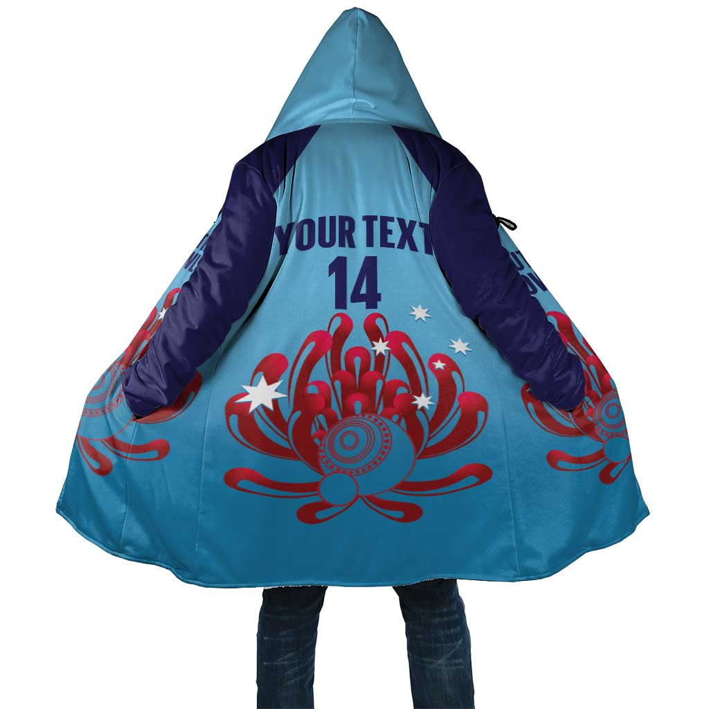 Custom New South Wales Bowls Australia Cloak Go Champions NSW Waratah - Aussie Hoodie