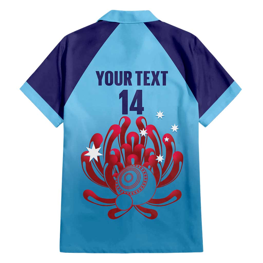 Custom New South Wales Bowls Australia Hawaiian Shirt Go Champions NSW Waratah - Aussie Hoodie