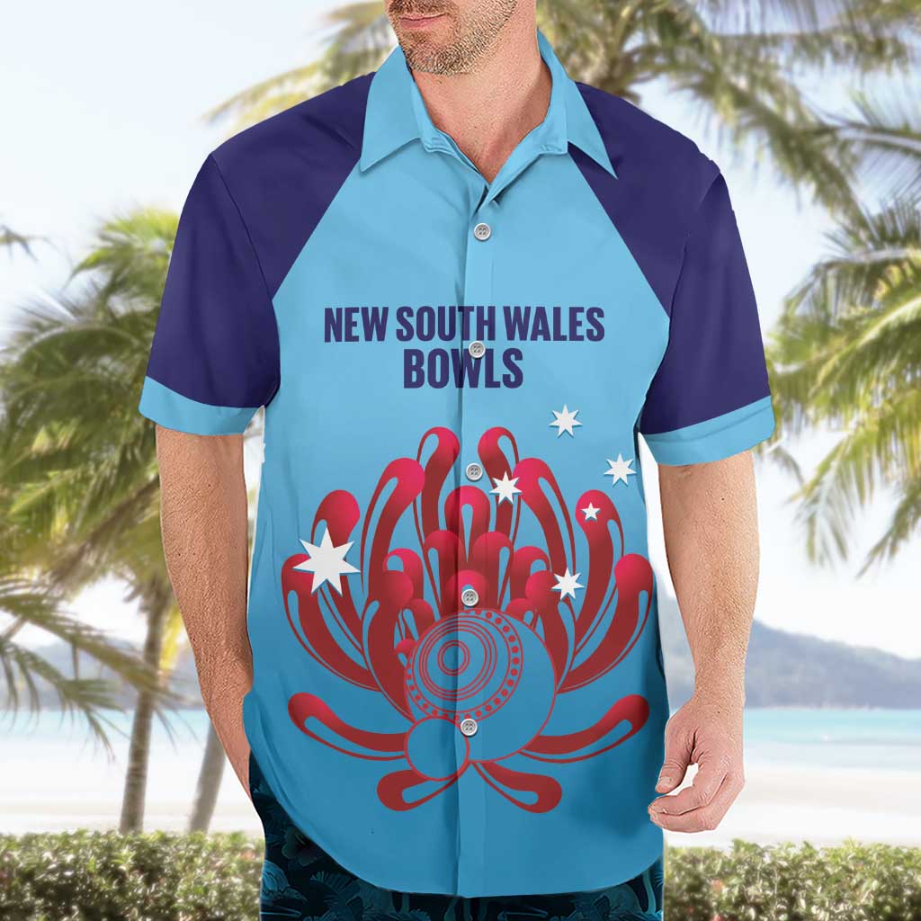 Custom New South Wales Bowls Australia Hawaiian Shirt Go Champions NSW Waratah - Aussie Hoodie